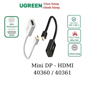 Cáp chuyển đổi mini DisplayPort sang HDMI Ugreen 40360