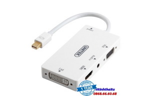 Cáp chuyển đổi mini DisplayPort sang HDMI/DVI/VGA Unitek Y6354