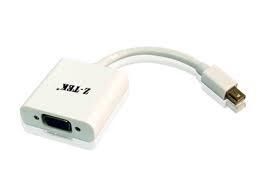 Cáp chuyển đổi mini displayport to vga - chính hãng ZTEK ZY038