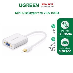 Cáp chuyển đổi Mini Displayport to VGA Ugreen 10403