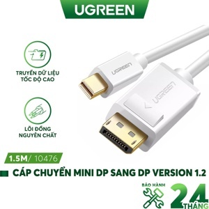 Cáp chuyển đổi Mini Displayport to Displayport Ugreen 10476