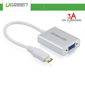 Cáp chuyển đổi Mini HDMI to VGA Ugreen 40217