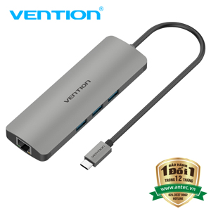 Cáp chuyển đổi Type-C sang Lan  3 cổng USB 3.0 Vention CHFHA