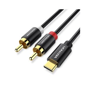 Cáp chuyển đổi Type-C to 2 RCA dài 05m Vention BGDBD