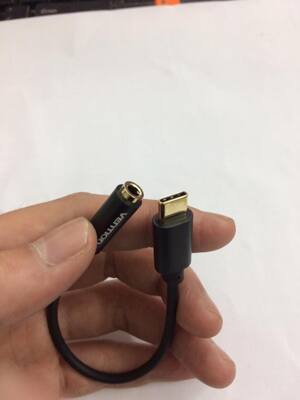 Cáp chuyển đổi Type-C to audio 3.5mm Vention BGCBA