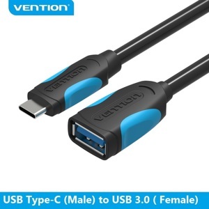 Cáp chuyển đổi USB 3.0 sang Type-C OTG Female to Male dài 25cm Vention VAS-A51-B025