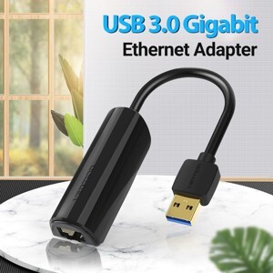 Cáp chuyển đổi USB 3.0 to LAN 1000Mbps Ethernet Vention CEHBB(15cm)