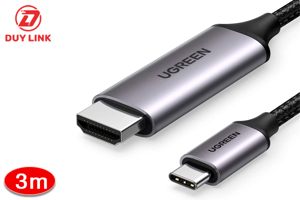 Cáp chuyển đổi USB-C sang HDMI hỗ trợ 4K 60Hz dài 3m Ugreen 50766