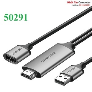 Cáp chuyển đổi USB Micro, Lightning, Type-C sang HDMI Ugreen 50291