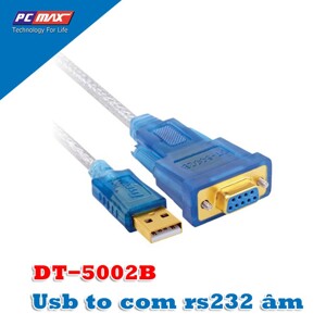 Cáp chuyển đổi usb sang com rs232 âm Dtech DT-5002B