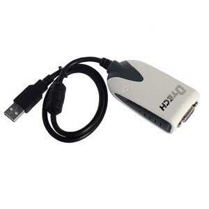 Cáp chuyển đổi USB sang VGA Dtech DT-6510