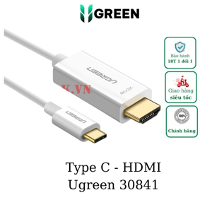 Cáp chuyển đổi USB Type-C to HDMI Ugreen 30841 - 1,5m