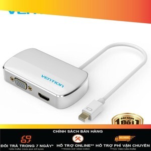 Cáp chuyển đổi Vention Mini DP sang VGA & HDMI HBBWB