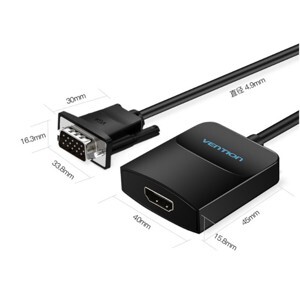 Cáp chuyển đổi VGA sang HDMI Vention ACNBB