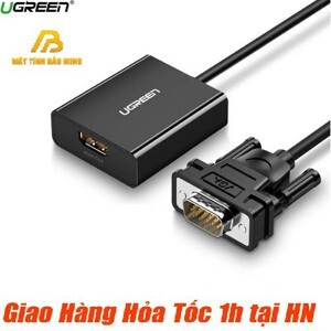 Cáp chuyển đổi VGA to HDMI + Audio Ugreen 60814