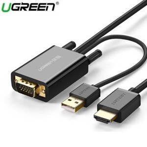 Cáp chuyển đổi VGA to HDMI + Audio Ugreen 30840