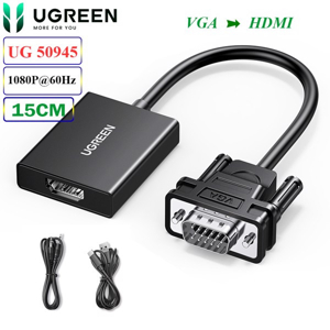 Cáp chuyển đổi VGA to HDMI + Audio Ugreen 60814