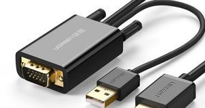 Cáp chuyển đổi VGA to HDMI + Audio Ugreen 30840