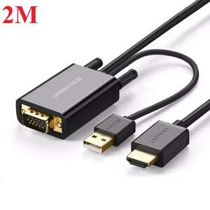 Cáp chuyển đổi VGA to HDMI + Audio Ugreen 30840