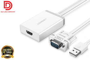 Cáp chuyển đổi VGA to HDMI Ugreen 40235