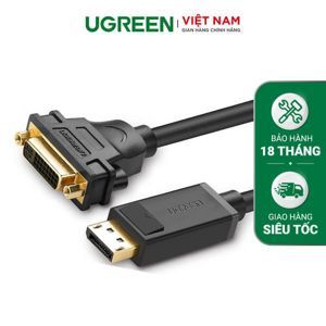 Cáp chuyển DP to DVI chính hãng Ugreen 20405