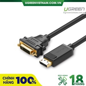 Cáp chuyển DP to DVI chính hãng Ugreen 20405