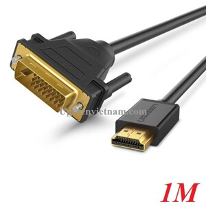 Cáp chuyển HDMI to DVI 1m Ugreen 30116