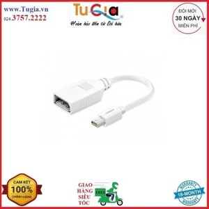 Cáp chuyển  Mini Displayport to Displayport  âm 15cm  Ugreen 10445