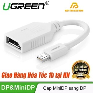 Cáp chuyển  Mini Displayport to Displayport  âm 15cm  Ugreen 10445