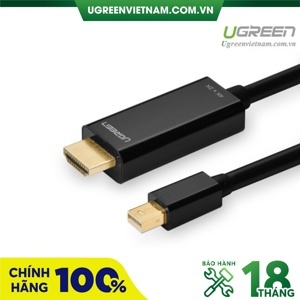 Cáp chuyển Mini DisplayPort to HDMI 3M 4K màu đen Ugreen 10455