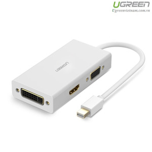 Cáp chuyển Mini Displayport to VGA + HDMI + DVI hỗ trợ 4k2k Ugreen 20417