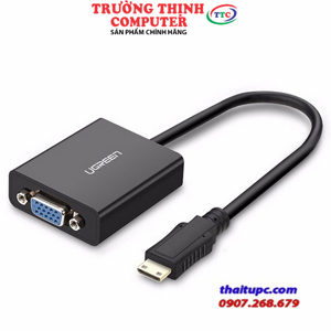 Cáp chuyển Mini HDMI to VGA + Audio Ugreen 40270