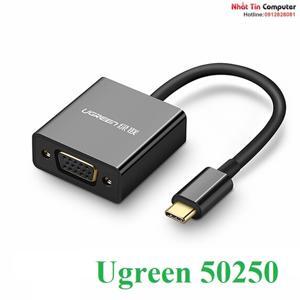 Cáp chuyển tín hiệu USB type-C ra VGA Ugreen 50250