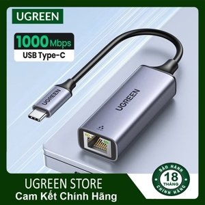 Cáp chuyển Type C sang LAN 1Gbps Ugreen 50737