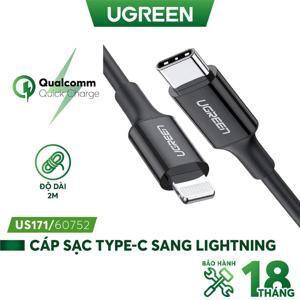 Cáp chuyển Type C sang Lightning dài 2m Ugreen 60752