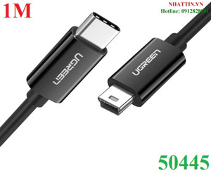 Cáp chuyển Type C sang Mini USB dài 1M Ugreen 50445