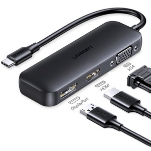 Cáp chuyển Type C to HDMI + VGA + Displayport Ugreen 60568