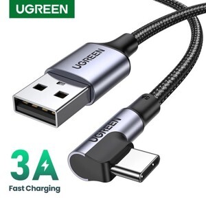 Cáp chuyển Type C to USB 2.0 góc 90 dài 2m Ugreen 50942