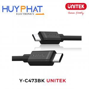 Cáp chuyển USB 3.1 USB Type-C sang Micro USB Unitek Y-C473BK