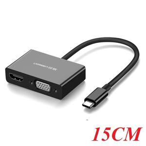 Cáp chuyển USB-C ra HDMI + VGA Ugreen 50509