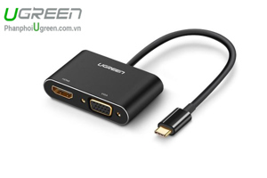 Cáp chuyển USB-C sang HDMI và VGA Ugreen 50318