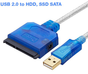 Cáp chuyển USB sang Sata Dtech DT5025 dùng cho ổ cứng 2.5