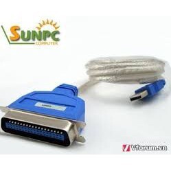 Cáp chuyển USB to PARALLEL (Z-Tek)