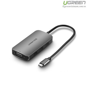 Cáp chuyển USB type-C sang VGA/ Hub USB 3.0 Ugreen 50210