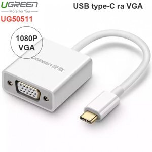 Cáp chuyển USB Type C sang VGA Ugreen 50511