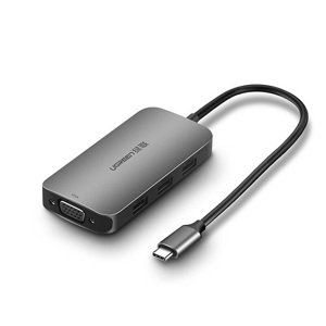 Cáp chuyển USB type-C sang VGA/ Hub USB 3.0 Ugreen 50210