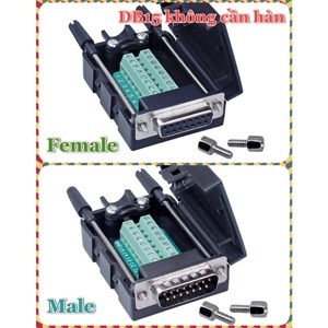 Cáp com DB9 dương ra DB15 (15Pin) dương