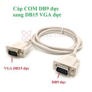 Cáp com DB9 dương ra DB15 (15Pin) dương