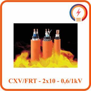 Cáp điện chậm cháy Cadivi CXV/FRT-2×10