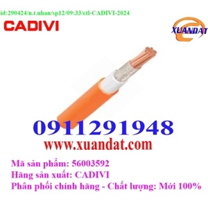 Cáp điện chống cháy Cadivi CV/FR-300